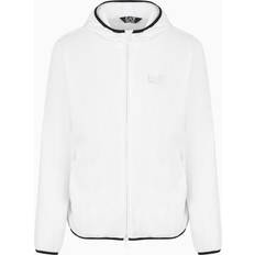 Fitness & Gym - White Outerwear EA7 Core Identity Hooded Bomber Jacket - White