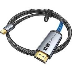 Warrky 4K Mini DisplayPort to HDMI Cable