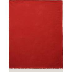 Jigsaw Wool Silk Pashmina Solid Pashmina Scarf - Red