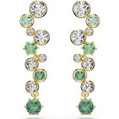 Swarovski Grøn Øreringe Swarovski Constella Drop Ohrhänger Verschiedene Schliffe Grün