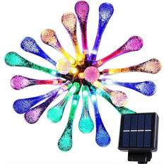 Outdoor Lighting - Solar Cells String Lights & Light Strips 20 LED Multi Color Solar Lights String Light