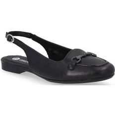 Remonte Tofflor & Sandaler Remonte Läder Platta Sandaler Dam - Black