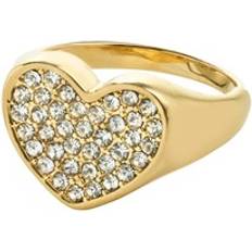 Ringe på tilbud Pilgrim Emmett Ring Goldplated - NEW