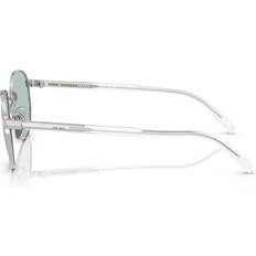 Prada Blue - Unisex Sunglasses Prada Man PR B51S Sunglasses Metal Silver Light Blue