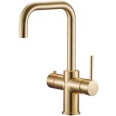 Aquarius Square 3in1 Boiling Water Kitchen Tap Kit Gold