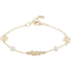 Snö of Sweden Armband Snö of Sweden Brittany Mix Bracelet - Gold/White