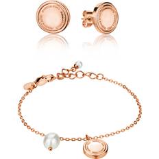 Stainless Steel Jewellery Sets Isabella Ford Conjunto Sabrina Perlas Finas