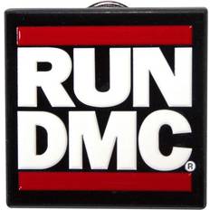 Black Brooches DMC Logo Pin Badge - Run