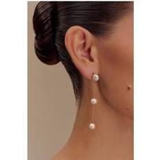 Meshki Freshwater Pearl Drop Earrings - Pearl