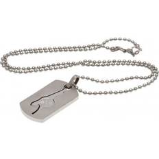 Stainless Steel Cut Out Cannon Dog Tag Chain