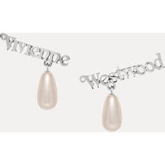Vivienne Westwood Pearl Earrings Vivienne Westwood Amelia Earrings Silver Glass Pearls - Pearls