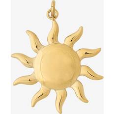 Edblad Berlocker & Hängen Edblad Hänge Sun Charm L Förgyllt Rostfritt Stål - Guld