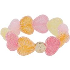 Snö of Sweden Armband Snö of Sweden Sugar Hearts Elastic Brace G Mix Peach - Multi Patterned