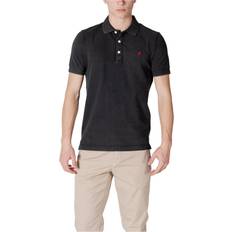 Replay Herre Polotrøjer Replay Polo Regular Slim Kortærmet Poloshirt - Black