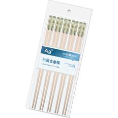 Rosa Ätpinnar Cosy@home 5 Pairs PET Glass Fibre Pink Chopsticks