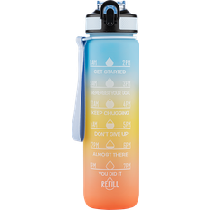 Beauty Rebels Motivational Water Bottle 1 L Wasserflasche