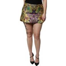 Florals - Women Skirts Dolce & Gabbana Brocade Mini Skirt Floral Print Wo Multicolor