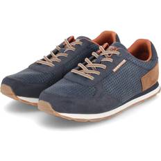 Bugatti Herr Skor Bugatti Herren Low Sneaker - Dunkelblau Synthetik Green