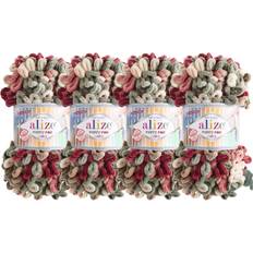 Yarn & Needlework Supplies Alize Puffy Fine Color Baby Blanket Small Loop Yarn 400gr