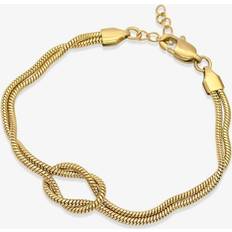 Armbånd Who is she Knot Armbånd Gull - Gold