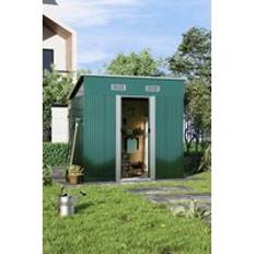 Garden Sanctuary Compact Metal Storage Shed One Size (Building Area )