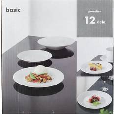 Aida Spisestel aida Basic Tallerkensæt 12 Dele Spisestel 12stk