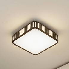 Lindby Udendørsbelysning Loftlamper Lindby LED Udendørs Loftlampe Lurinda 26 cm Sort IP44 Loftplafond