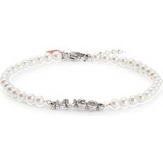 Pearl Cuff With Hardware Logo Plaque