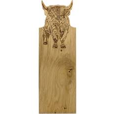Cheese Boards Selbrae Framed Oak Serving Medium Highland Cow Cheese Board