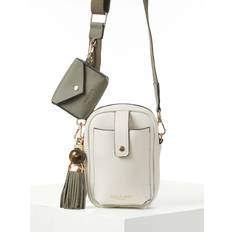 Luella Grey Elise Portrait Camera Crossbody - White