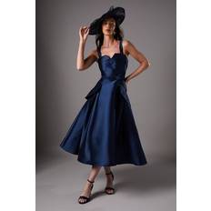 Coast Navy Midi Dress Occasion Dress - Navy