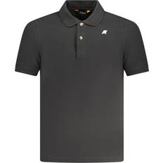 Black Cotton Polo Shirt
