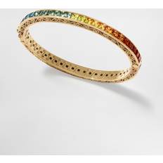 Gold - Sapphire Bracelets Dolce & Gabbana Rainbow Bracelet 18 Carat Yellow Gold Multicolored Gold Gold