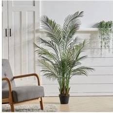 Tall artificial plants outdoor Living and Home Tall Potted Palm Tree 160cm Green Artificial Plant