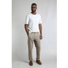 Weird Fish Charleigh Textured Chino Trousers - Stone