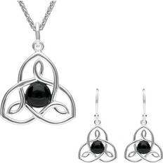 Jewellery Sets C W Sellors eltic Cross Two Piece Set - Sterling Silver