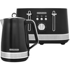 Morphy richards illumination Morphy Richards Illumination Black Kettle and Toaster Set