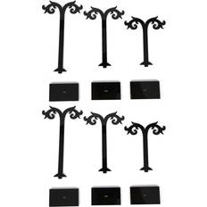 Black Jewellery Stands Neoglint DIY Assembly Acrylic Earrings Jewelry Display Stand - 2 Sets