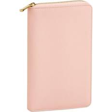 Pink Jewellery Storage boohooMAN Bagbase Travel Jewellery Case - Soft Pink