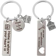 New Home House Warming Keychain Gifts - As Show