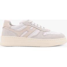 Hogan Women Trainers Hogan H630 Leather Suede Sneakers - Beige