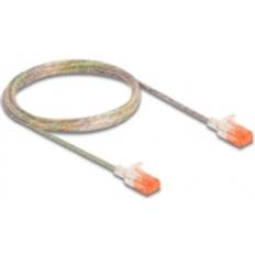 DeLock RJ45 Network Cable Cat 6A U UTP Slim 2 m