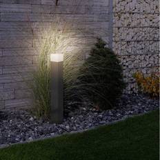 Grey Lamp Posts CGC Lighting Amara Dark Grey White Square Outdoor Large Light Lamp Post