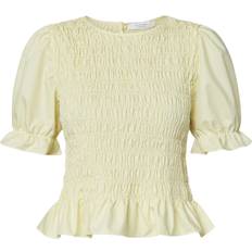 Sisters Point Bluse NIX-SS13 Kvinde L Yellow Skjorter - Lysegul