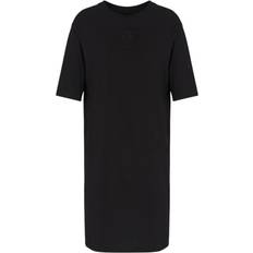 Armani Exchange Women Dresses Armani Exchange Jersey Logo T-Shirt Dress Knit - Black