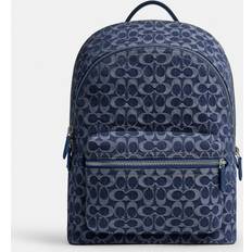Coach Rygsække Coach Denim Rygsæk Med Monogram - Blå