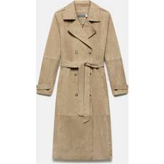 Mint Velvet Suede Trench Coat