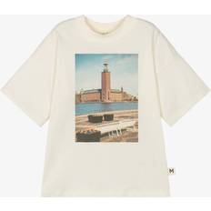 92/98 T-shirts Mini Rodini City Hall T-Shirt Överdelar Unisex - Vit