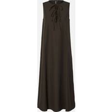 Pieces Kjoler Pieces Jenna Midi Rev Tie Dress - Delicioso