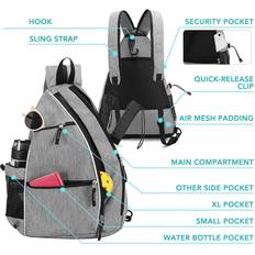 Pickleball Bags & Pickeball Cases Tomtop Jms Pickleball Rucksack Verstellbare Umhängetasche
